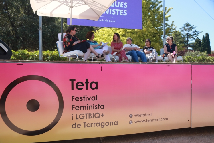 A debate during the Festival Teta in Tarragona on June 5, 2022 (by Ariadna Escoda)
